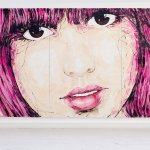 You can regularly find El Bocho works in the gallery. Above: Are You The Artist as hung in Berlin’s Temporary Art Space Gallery in 2010. Photo: Courtesy of the artist